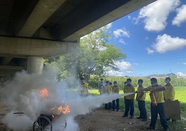 消除事故隱患、筑牢安全防線——零管中心開展滅火演練